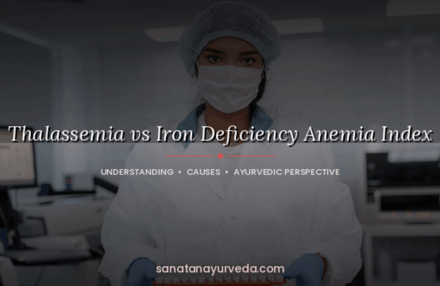 Thalassemia vs Iron Deficiency Anemia Index